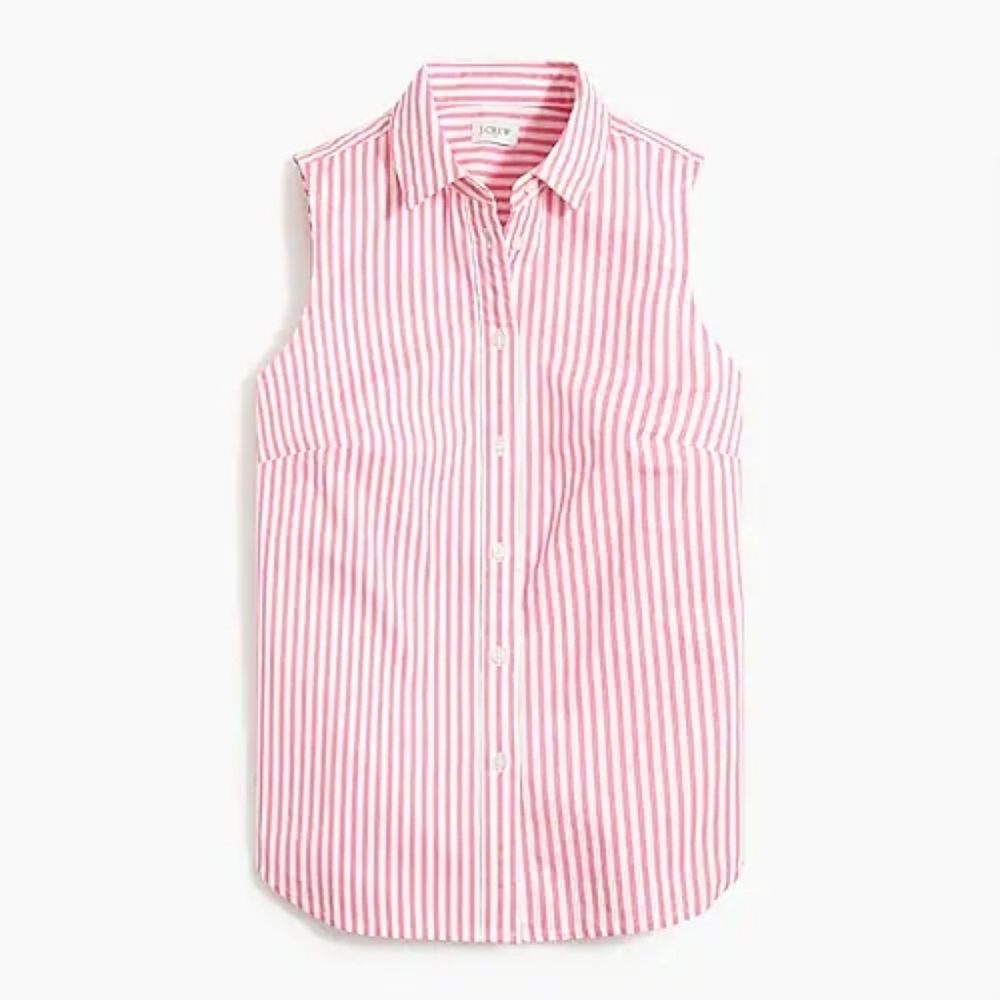 Pink stripe Button up